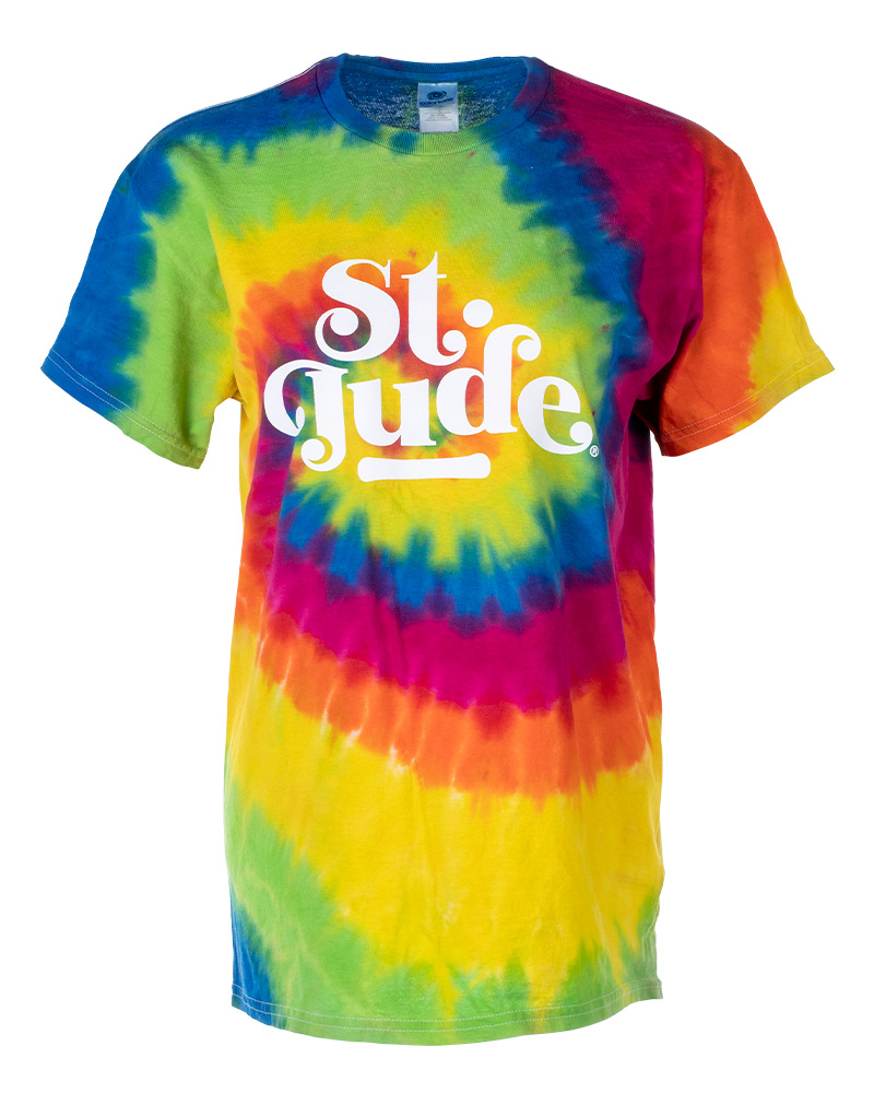 Rainbow Swirl Tie Dye T Shirt St Jude T Shop 5032